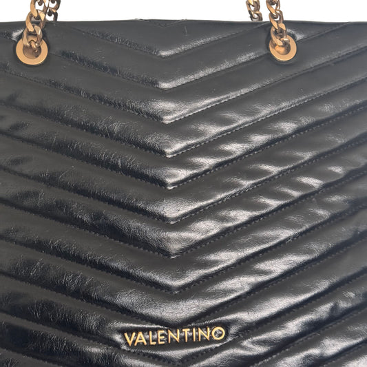 Grand sac Valentino noir matelassé seconde main