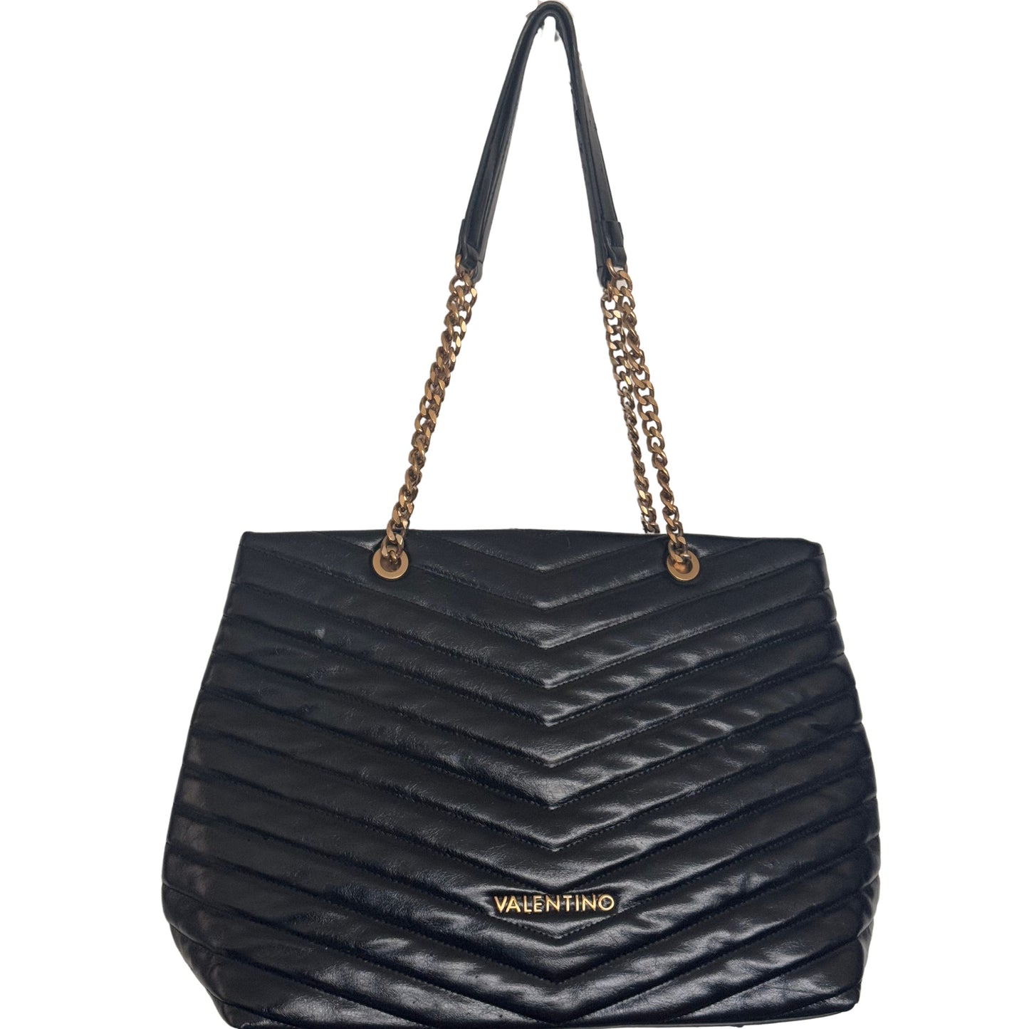 Grand sac Valentino noir matelassé seconde main