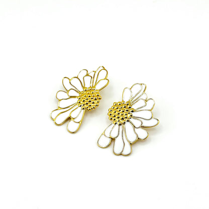 Boucles d oreilles coquelicots